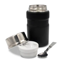Termiczny pojemnik na żywność 650 ml Air Gifts, składana łyżka | Jonathan (V9962-03)