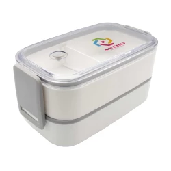 Lunch boxes 2 in 1, 2x700 ml, cutlery | Cash (V7246-02)-7