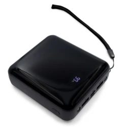 Power bank 10000 mAh, 3 kable do ładowania w komplecie | Tim (V0903-03)