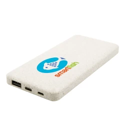 Power bank 8000 mAh ze słomy pszenicznej | Jenkins (V0725-00)-6
