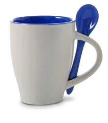 Keramikbecher 300 ml mit Löffel (V5269-04)