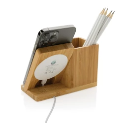 Ładowarka bezprzewodowa 5W, organizer na biurko Calgary (P308.479)-3