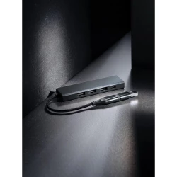 Hub USB 2.0 z USB C, aluminium z recyklingu (P308.682)-6