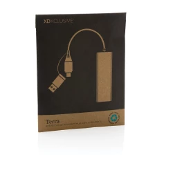 Hub USB 2.0 z USB C, aluminium z recyklingu (P308.682)-9
