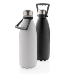 Take your favourite drinks everywhere in this large double wall stainless steel bottle. With its large capacity of 1.5 litres, you are assured to have plenty to drink and the bottle keeps your beverages hot for up to 5 hours or cold for up to 15 hour-10