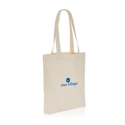 The Impact AWARE™ 285gsm recycled canvas tote bag undyed is the perfect way to carry your essentials wherever you go. This spacious tote provides sufficient space for all your daily needs. The recycled canvas is undyed and used in its raw form, witho-3