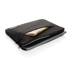 A stylish way to protect your laptop – a roomy front pocket and a sleek design that holds up to a 14