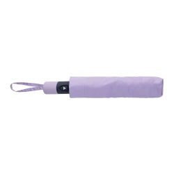 This portable 3 section auto open open mini umbrella  is the perfect size to keep in your bag or car for a weather emergency. Metal frame, fibreglass ribs with ABS handle. With AWARE™ tracer that validates the genuine use of recycled materials. This -5