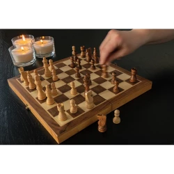 Drewniany zestaw do gry w szachy (P940.129)-9