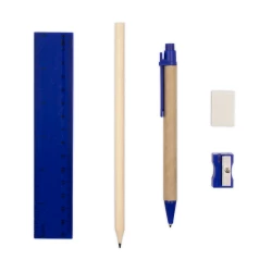 School set, pencil case, pencil, ball pen, ruler, eraser and pencil sharpener | Tobias (V7869-04)-3