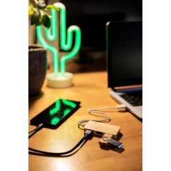 USB- und USB-C-Hub aus Bambus B'RIGHT | Kenzie (V7283-17)-2