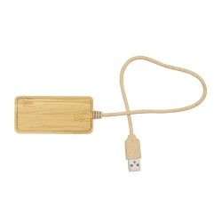 USB- und USB-C-Hub aus Bambus B'RIGHT | Kenzie (V7283-17)-5