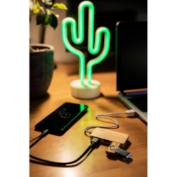 USB- und USB-C-Hub aus Bambus B'RIGHT | Kenzie (V7283-17)-7