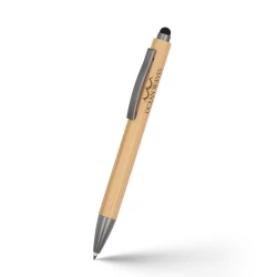 Bambusowy długopis, touch pen | Keandre (V0058-17)-8