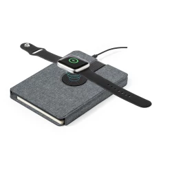 Wielofunkcyjny notatnik RPET A5, magnetyczna ładowarka bezprzewodowa 10W, power bank 5000 mAh (V1302-19)-3