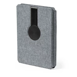 Wielofunkcyjny notatnik RPET A5, magnetyczna ładowarka bezprzewodowa 10W, power bank 5000 mAh (V1302-19)-5
