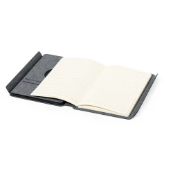 Wielofunkcyjny notatnik RPET A5, magnetyczna ładowarka bezprzewodowa 10W, power bank 5000 mAh (V1302-19)-6