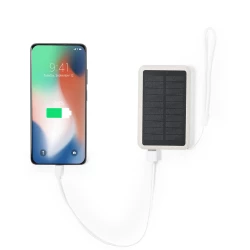Power bank 5000 mAh ze słomy pszenicznej, ładowarka słoneczna (V1353-00)-3