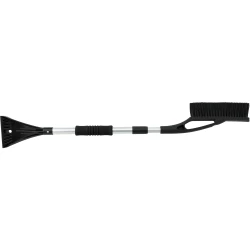 Skrobaczka i miotła do odgarniania śniegu, teleskopowy uchwyt (max. 100 cm) (V7740-03)-3