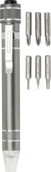 Schraubendreher 6 Bit und LED-Lampe (V5764-19)-5