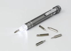 Schraubendreher 6 Bit und LED-Lampe (V5764-19)-7