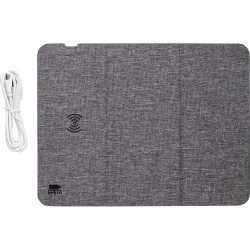 Podkładka pod mysz RPET, ładowarka bezprzewodowa 10W (V1542-19)-5
