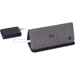 Podkładka pod mysz RPET, ładowarka bezprzewodowa 10W (V1542-19)-7