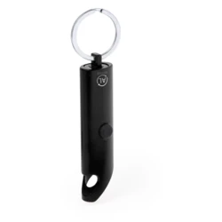 Recycled aluminium keyring, bottle opener, LED light (V2106-03)