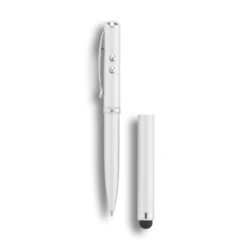 Długopis 4 w 1, touch pen, wskaźnik laserowy, latarka (P327.102)-3
