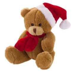 Plush Christmas teddy bear | Nathan Brown (HE261-56)-2