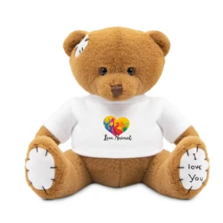 Plush teddy bear | Nicky Love (HE247-16L)-7