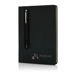 Standard hardcover PU A5 notebook with stylus pen (P773.311)-5