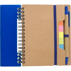 Memo holder, notebook, ball pen, ruler, sticky notes (V2991-11)-2