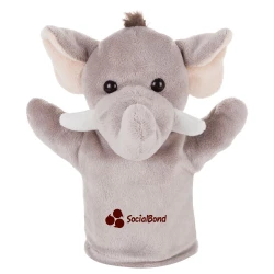 Plush elephant, hand puppet | Tank (HE696-19)-4