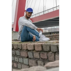 Impact 6 panel 190gr Recycled cotton cap with AWARE™ tracer (P453.325)-11