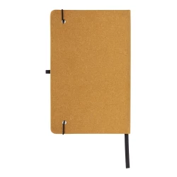 Recycled leather hardcover notebook A5 (P774.209)-5