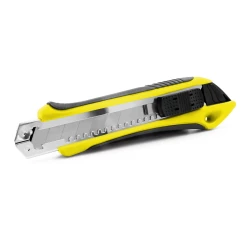Nóż do tapet z mechanizmem zabezpieczającym, zapasowe ostrza w komplecie | Sutton (V7237-08)-3