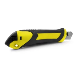 Nóż do tapet z mechanizmem zabezpieczającym, zapasowe ostrza w komplecie | Sutton (V7237-08)-4