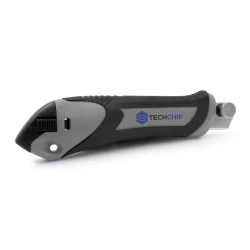 Nóż do tapet z mechanizmem zabezpieczającym, zapasowe ostrza w komplecie | Sutton (V7237-19)-8