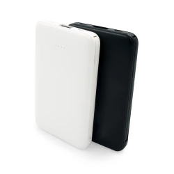 Power bank 5000 mAh ze zintegrowanymi kablami, adapter w komplecie | Presley (V0905-03)-12