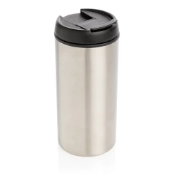 Kubek podróżny 330 ml Metro ze stali nierdzewnej z recyklingu (P435.042)