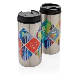 Kubek podróżny 330 ml Metro ze stali nierdzewnej z recyklingu (P435.042)-9