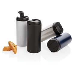 Kubek podróżny 330 ml Metro ze stali nierdzewnej z recyklingu (P435.042)-14