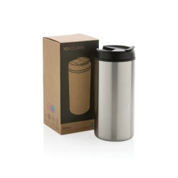 Kubek podróżny 330 ml Metro ze stali nierdzewnej z recyklingu (P435.042)-17