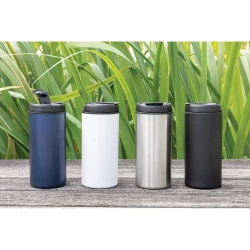 Kubek podróżny 330 ml Metro ze stali nierdzewnej z recyklingu (P435.045)-6