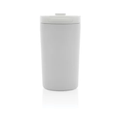 This double wall vacuum leakproof lock mug is the perfect size for your beverage. It's leakproof sealed flip lid is designed for easy open/close and on-the-go use. Vacuum insulation keeps beverages hot for up to 5 hours and cold for up to 15 hours. M-2