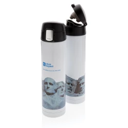 Kubek termiczny 450 ml, stal nierdzewna z recyklingu (P435.503)-10