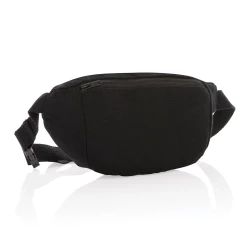 The Impact AWARE™ 285 gsm recycled canvas hip bag undyed has the perfect design for those who want to carry more than just a phone and wallet. It will fit a small water bottle as well as other essentials. The recycled canvas is undyed and used in its