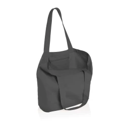 Impact Aware™ 240 gsm rcanvas shopper w/pocket undyed (P762.968)-2