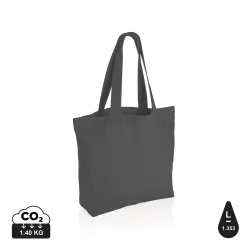 Impact Aware™ 240 gsm rcanvas shopper w/pocket undyed (P762.968)-6